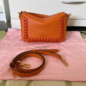Kate Spade Whipstitched Crush Bag - Orange Zin
